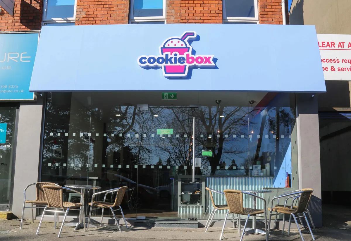 Cookie Box retail fit-out and signage