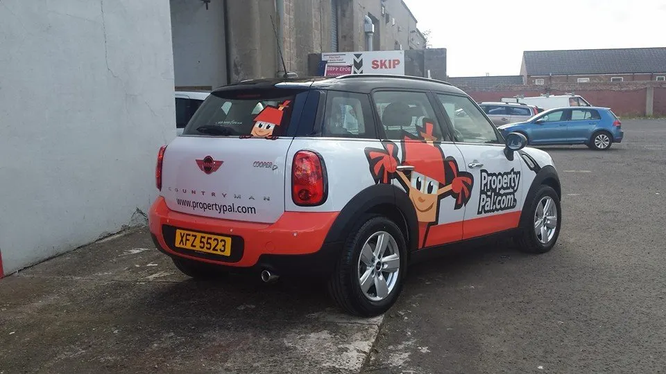 PropertyPal branded vehicle graphics