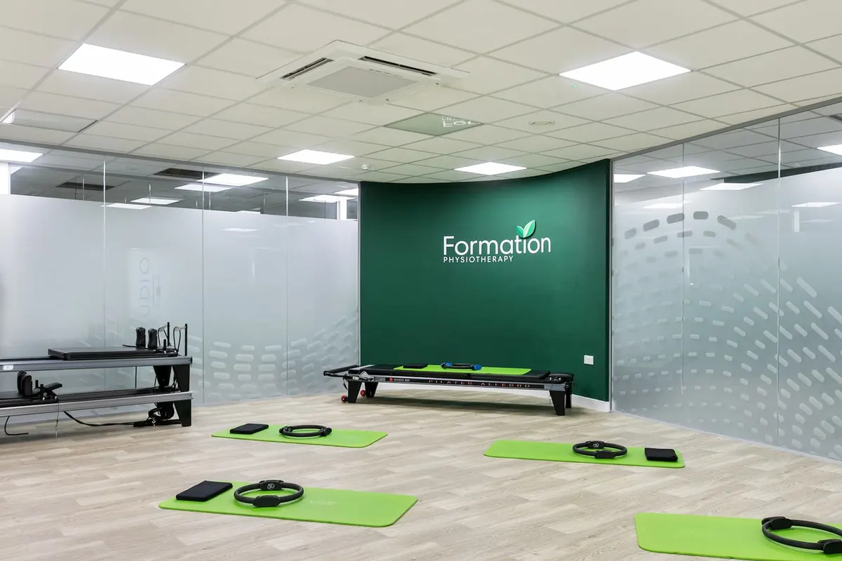 Formation Physio Practice shop front signage, Lisburn Road